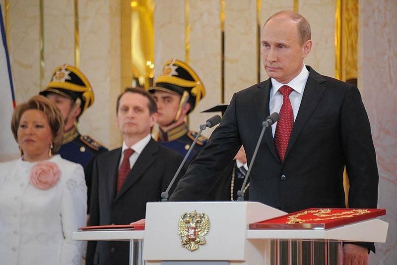 putin taking oath