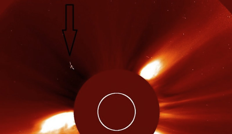 Click to enlarge SOHO UFO