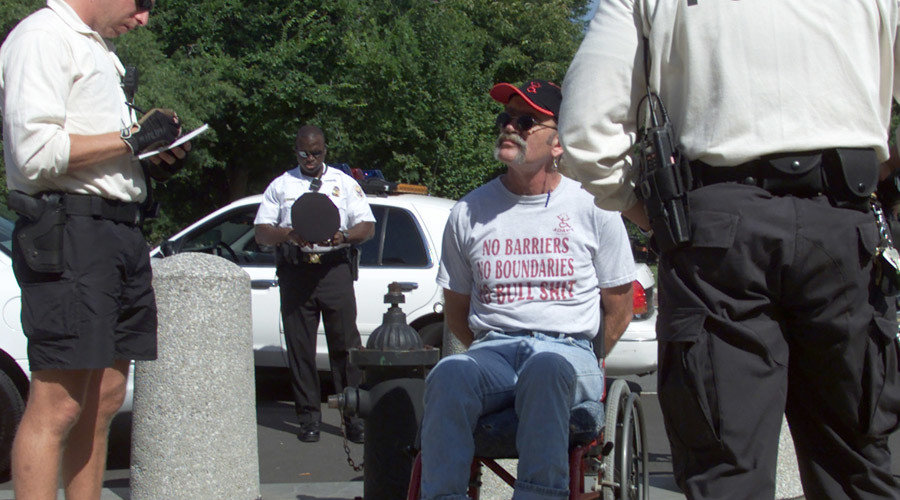 Click to enlarge disabled people police brutality