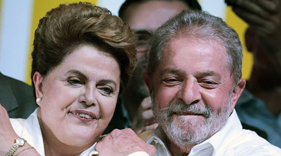 Click to enlarge Luiz Inacio Lula da Silva and Dilma Rousseff