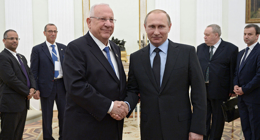 Israeli President Reuven Rivlin asked Russian President Vladimir Putin