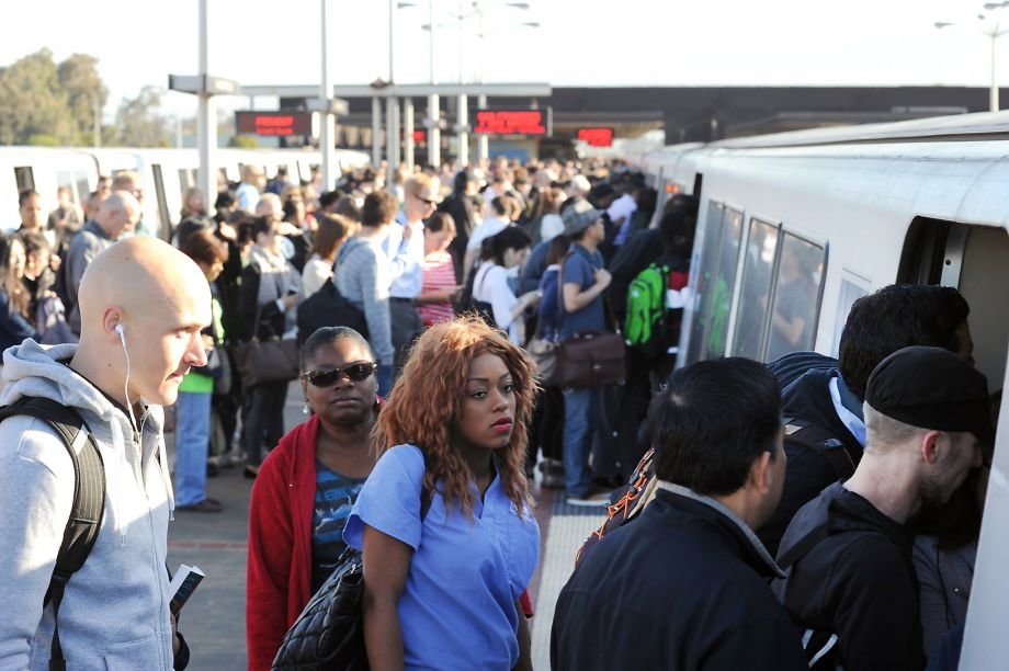 BART transit knocked out glitch
