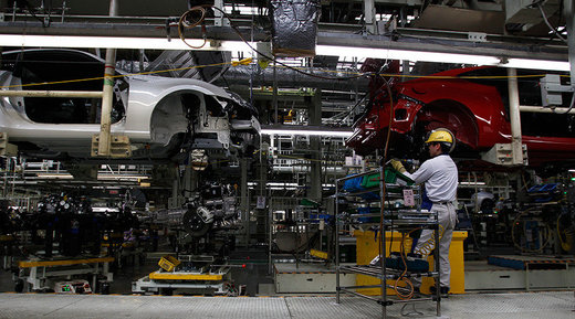 Japan car factory