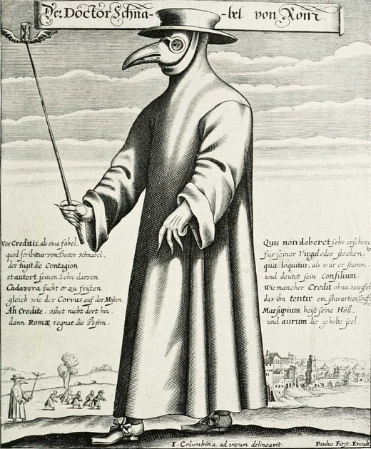 Click to enlarge plague worker