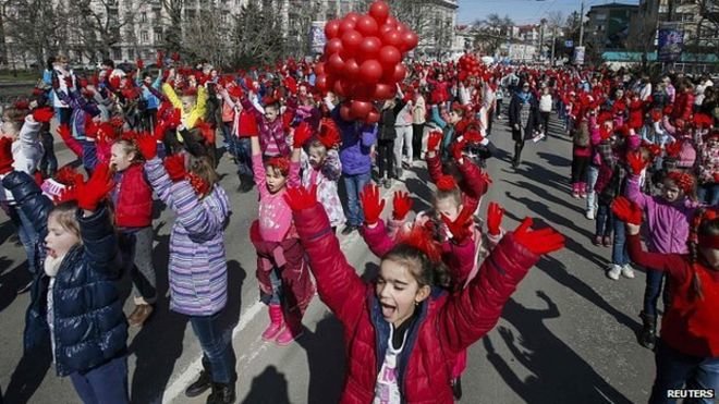 Click to enlarge crimea anniversary celebration