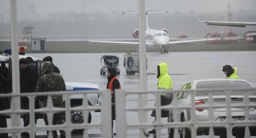 russian plane taxiing Rostov-on-Don crash