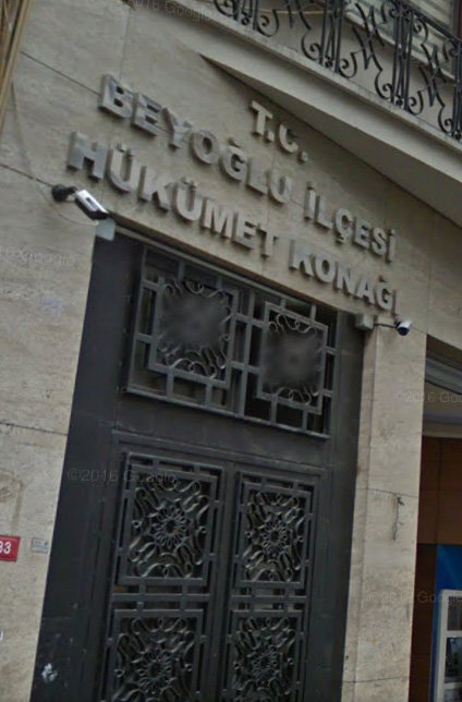 Beyoglu ilcesi Hukumet Konagi