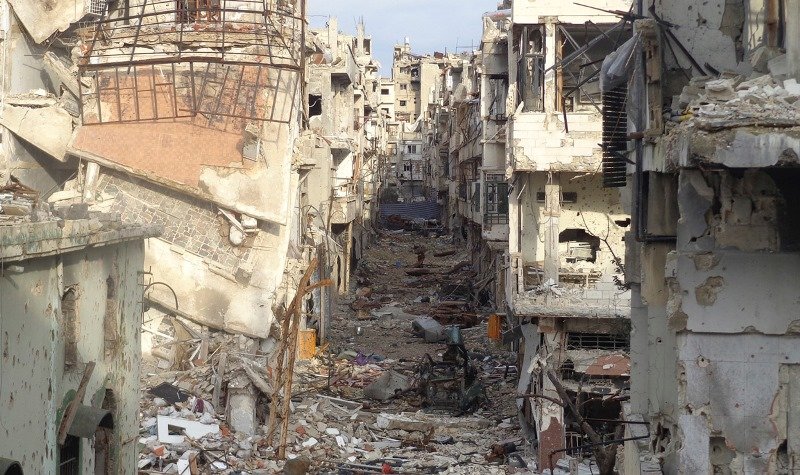 destruction syria