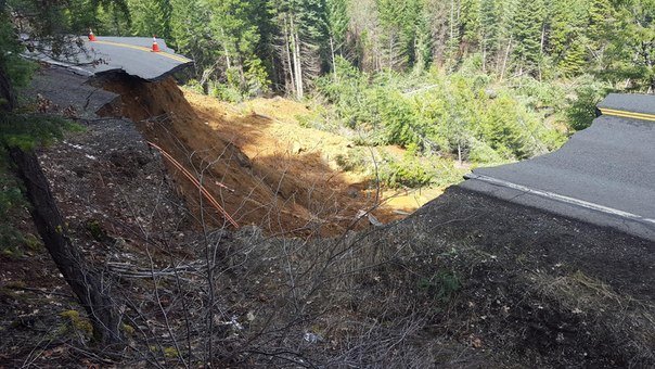 Weaverville landslide