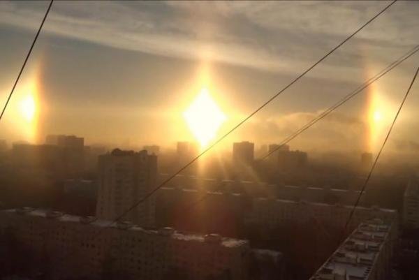 Russian triple sun dog