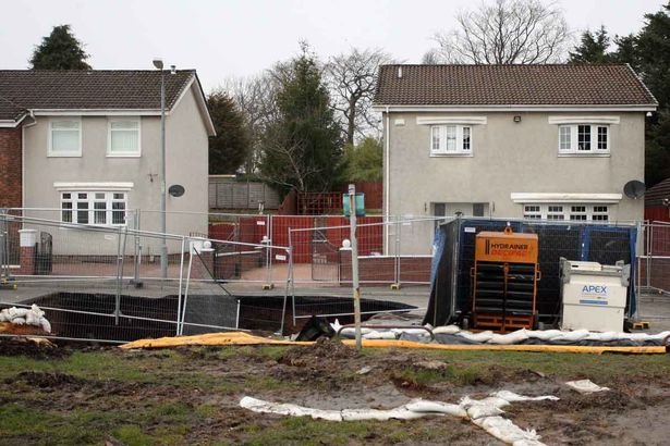Click to enlarge Lanarkshire sinkhole