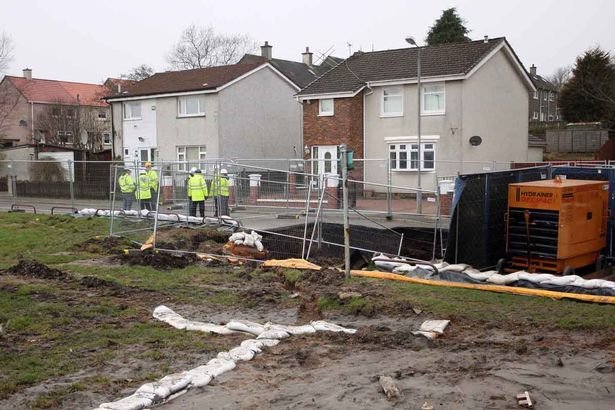 Click to enlarge Lanarkshire sinkhole