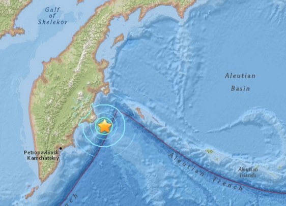 Kamchatka earthquake