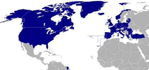 NATO map