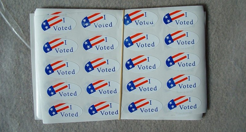 I voted stickers