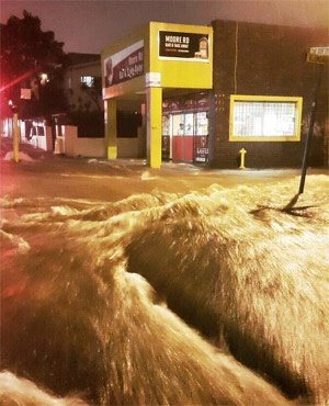  heavy rains in Durban 