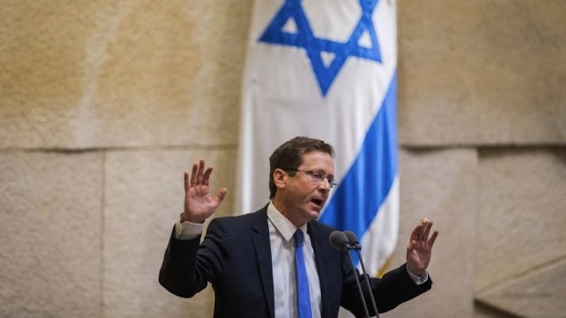 Opposition leader Isaac Herzog