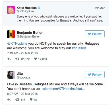 Click to enlarge Katie Hopkins tweet