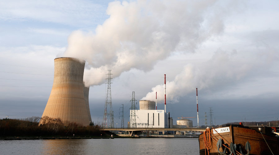 General view of the Tihange nuclear plant of Electrabel