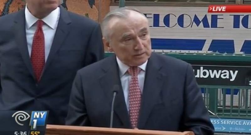 Click to enlarge NY police chief Bill Bratton