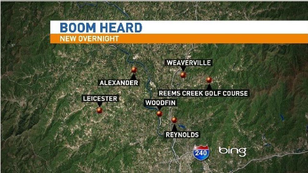 Multiple reports of loud boom in County, North Carolina