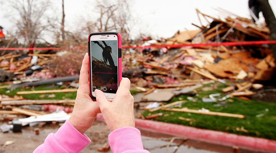 demolished home