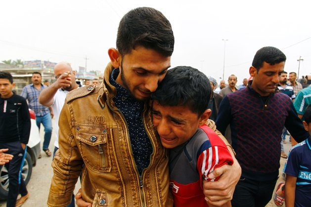 Iraqi mourners