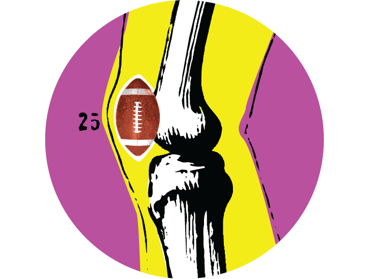 Click to enlarge football knee