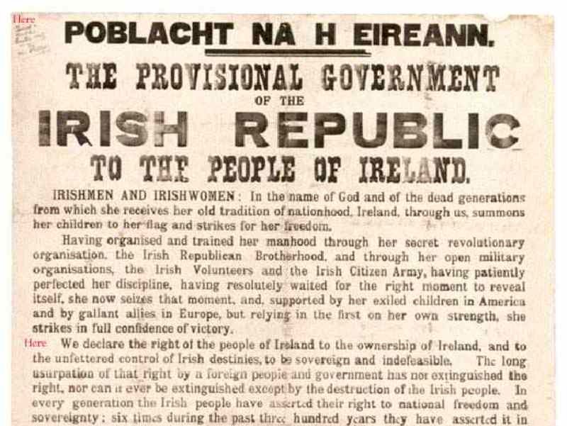 1916 proclamation