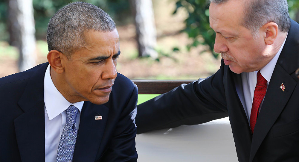 US President Barack Obama with Turkish Recep Tayyip Erdogan