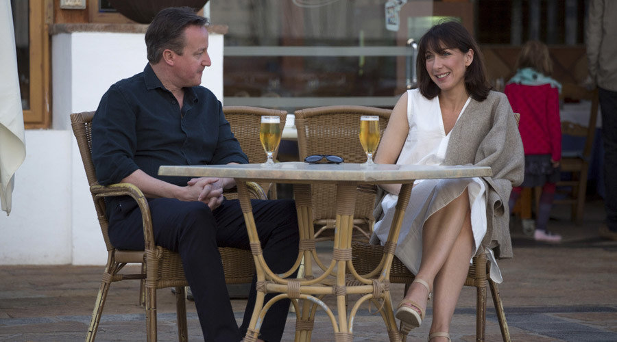David Cameron and wife