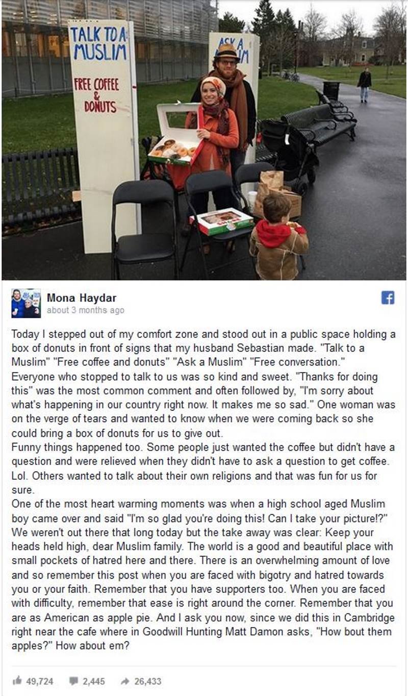 muslim information booth