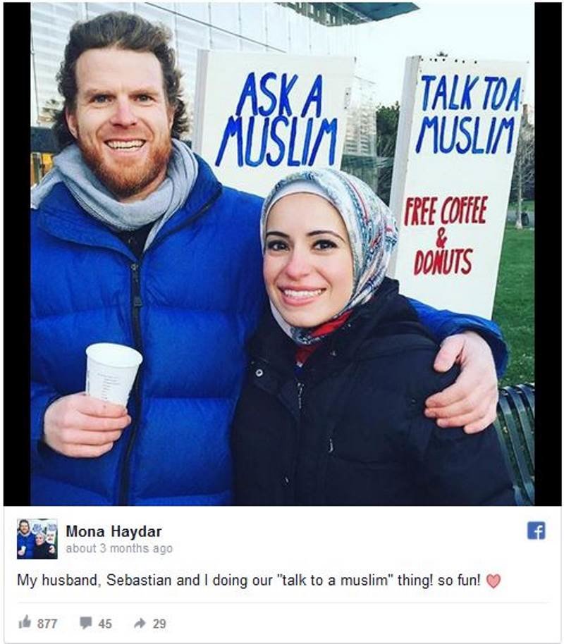 muslim information booth