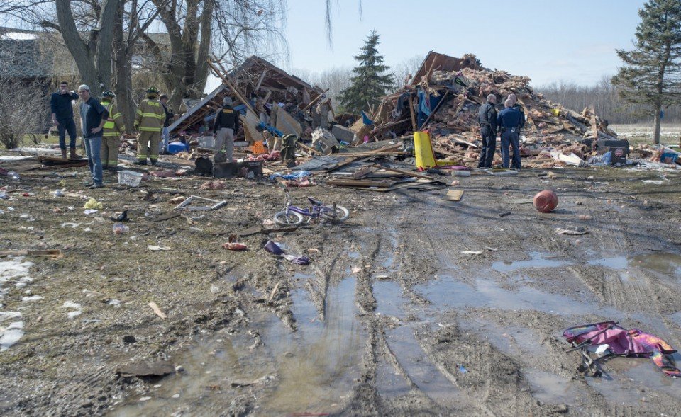 Click to enlarge Michigan home explosion