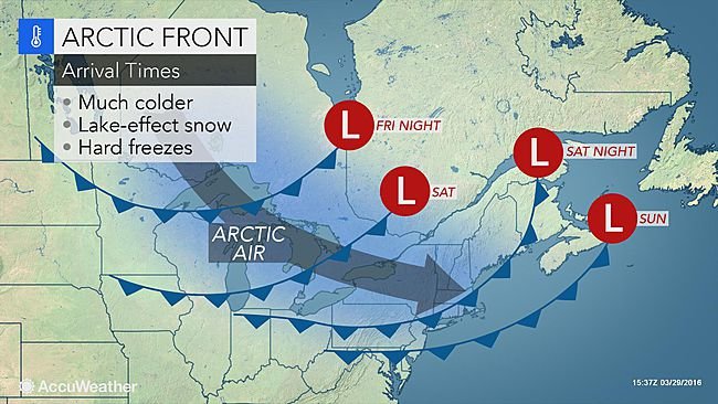 Cold air Map