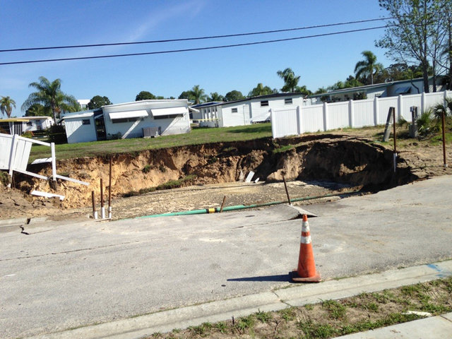 Click to enlarge sinkhole tarpon springs florida