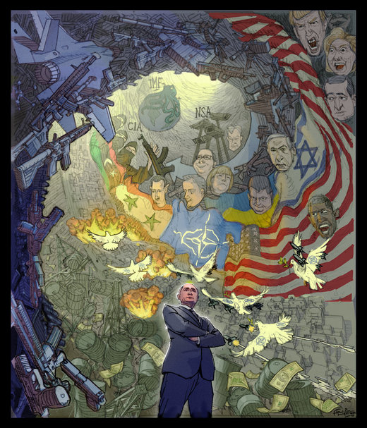 Click to enlarge Putin art flow