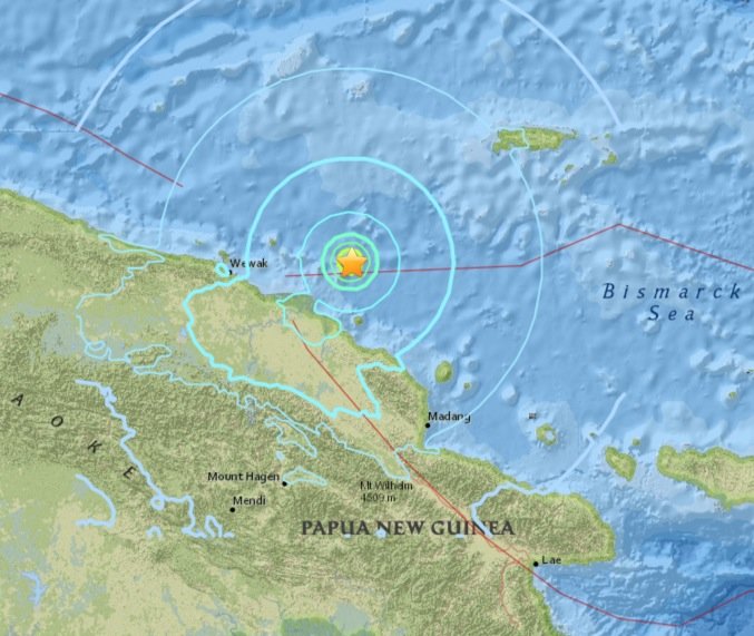 Earthquake Papua New Guinea