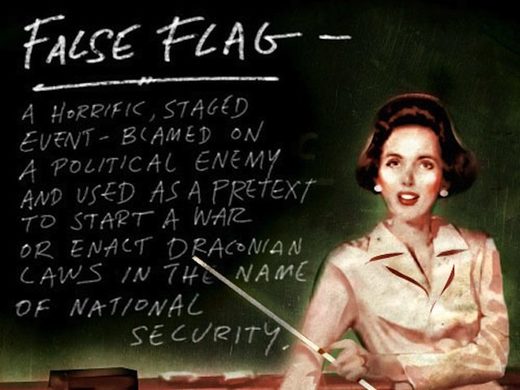 Teaching false flags