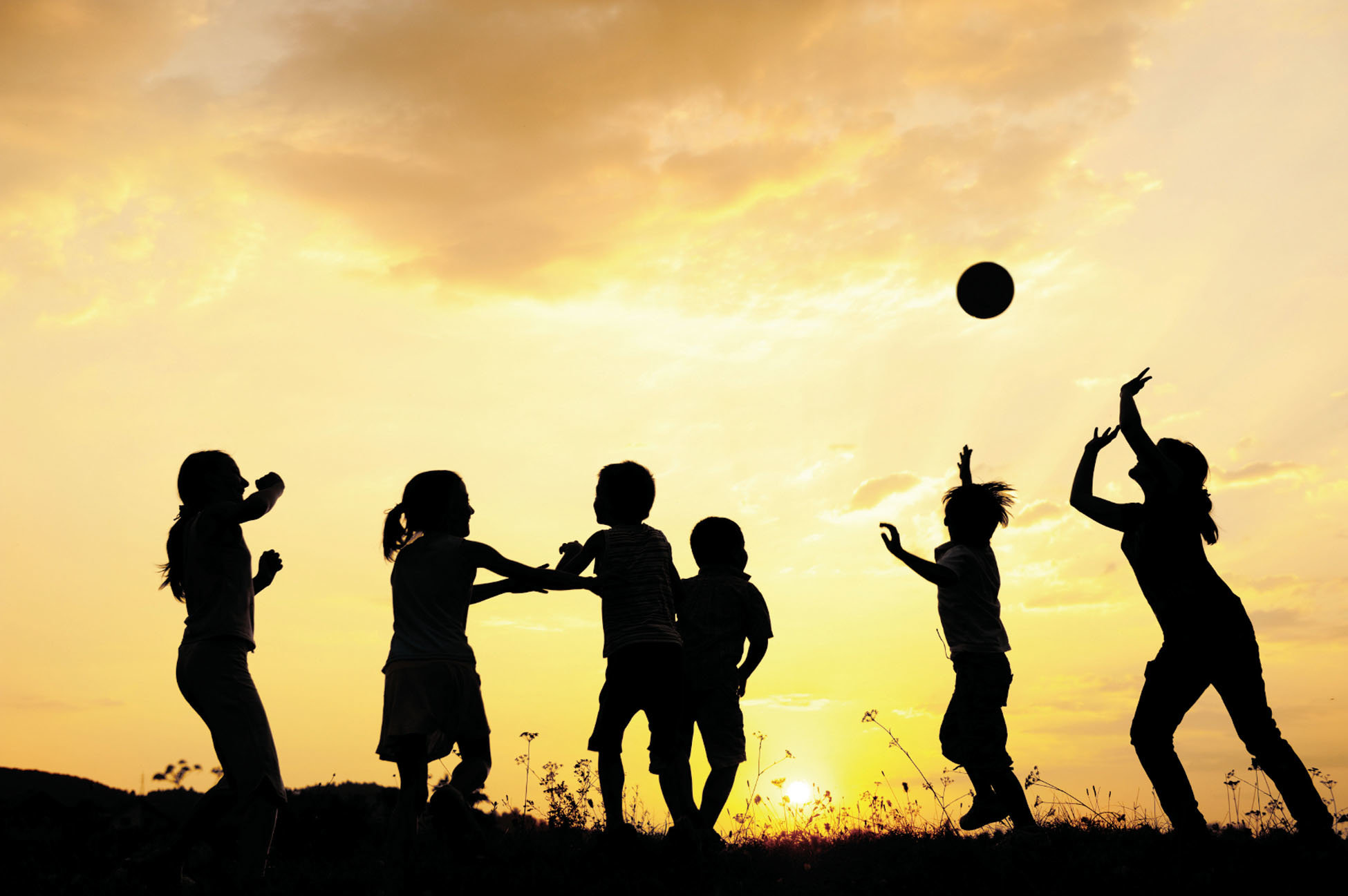 Click to enlarge children playing