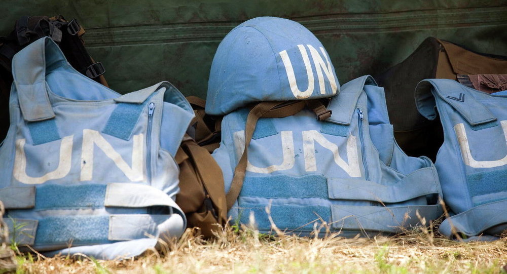 Click to enlarge United Nations peacekeepers