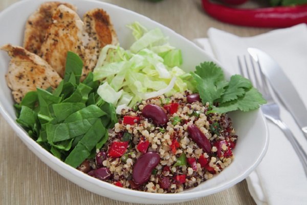 Click to enlarge Quinoa meal