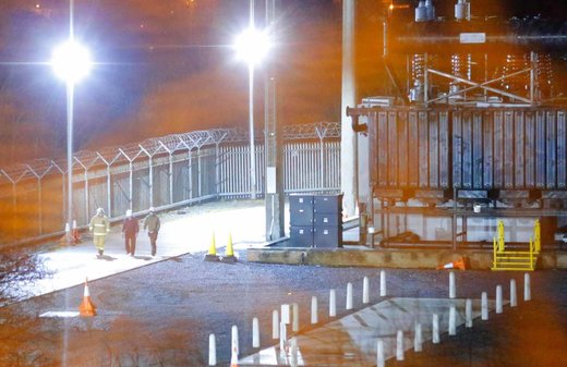 Click to enlarge Belfast substation explosion