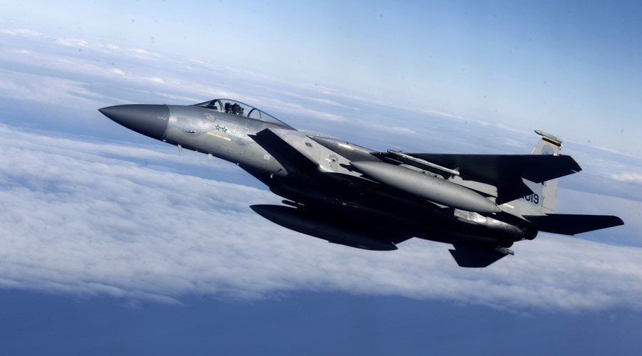 US F-15 fighter jet
