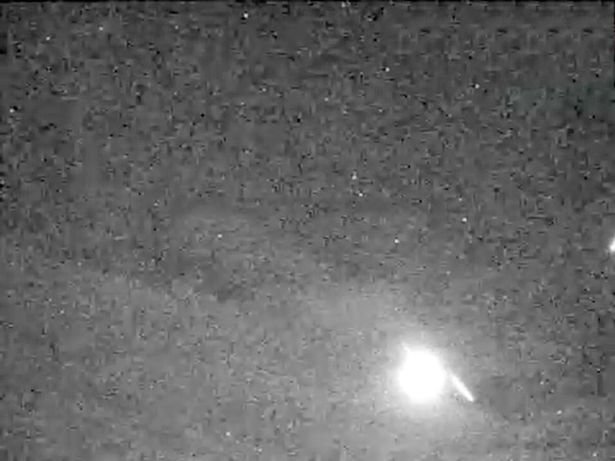 Click to enlarge The natural phenomenon was registered by the La Hita Observatory in Toledo, in central Spain