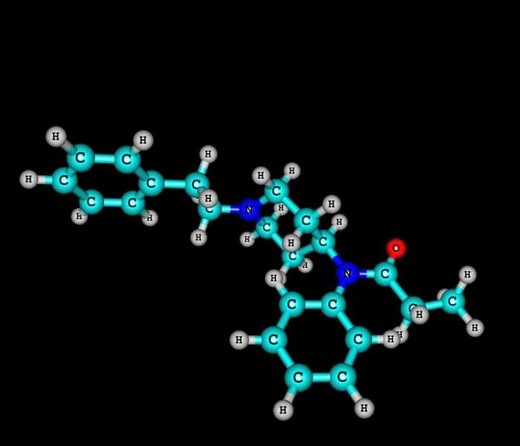 Click to enlarge fentanyl chemical structure
