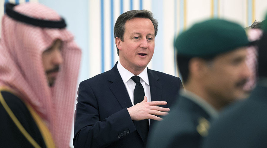 David Cameron Saudis