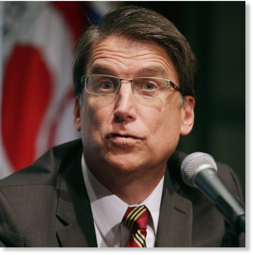 North Carolina Governor Pat McCrory