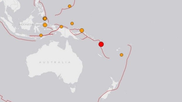 The earthquake struck 109km west-south-west of Sola, Vanuatu, USGS said.