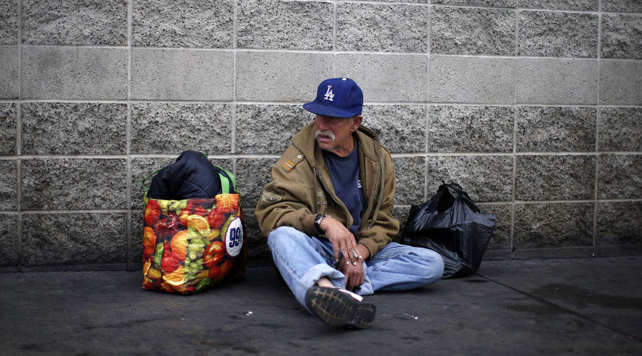 homeless man